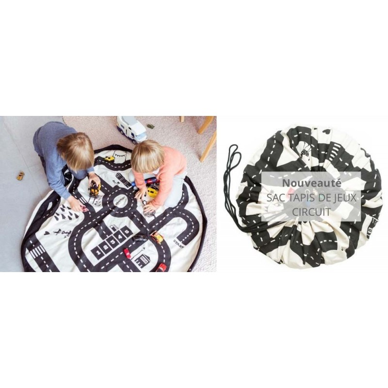 Sac play&go Autoroutes (tapis et rangement) Sac play&go Autoroutes (tapis et rangement)