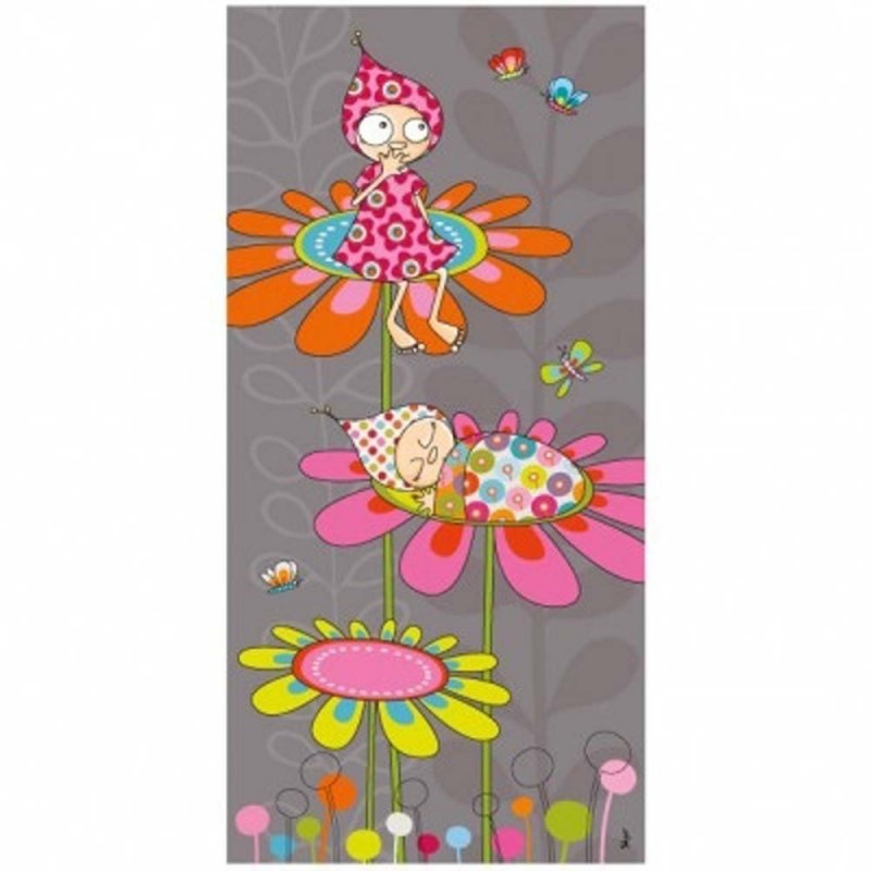 Tableau rêves de violette 38x78cm Tableau rêves de violette 38x78cm