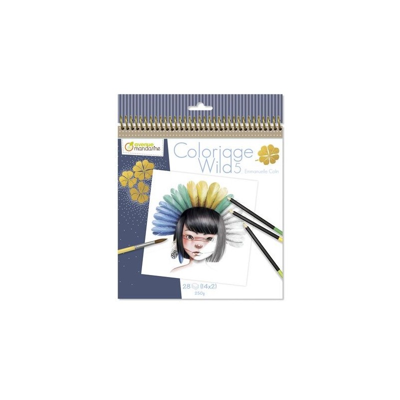 Carnet de coloriage Wild 5 Carnet de coloriage Wild 5