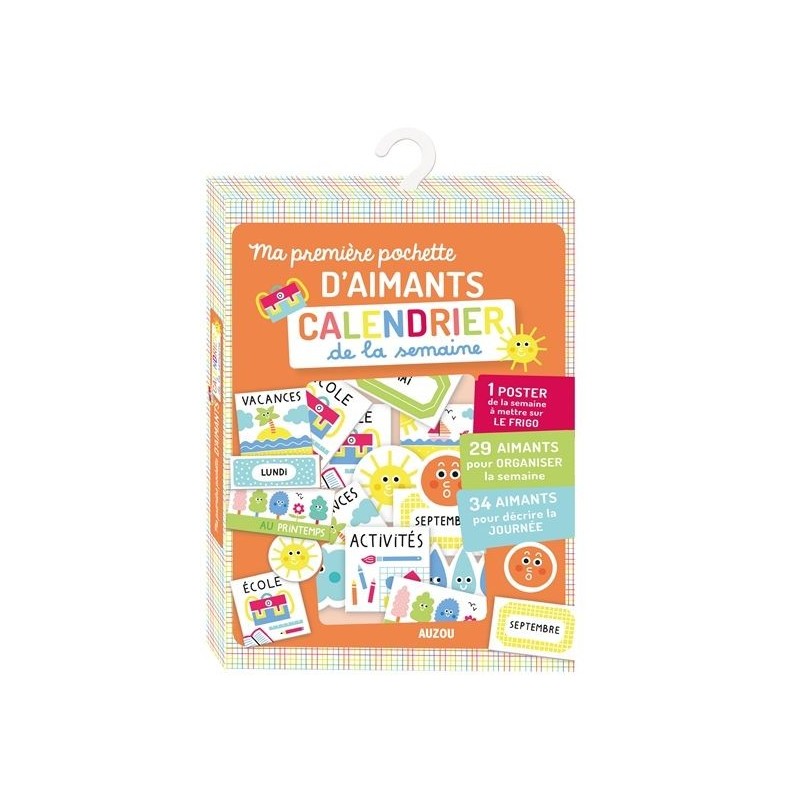 Ma première pochette d'aimants - Calendrier de la semaine Ma première pochette d'aimants - Calendrier de la semaine