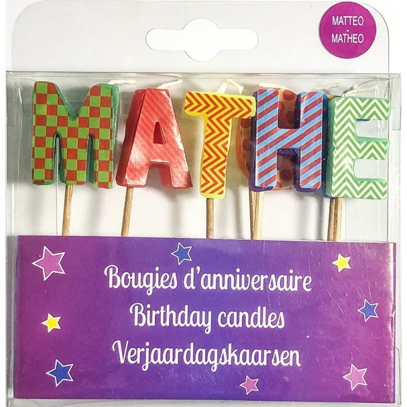 Bougies Mathéo
