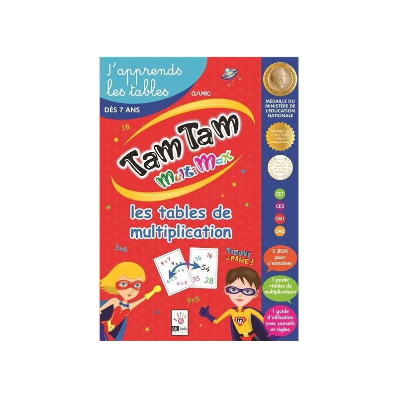 Tam Tam multimax - les tables de multiplication Tam Tam multimax - les tables de multiplication