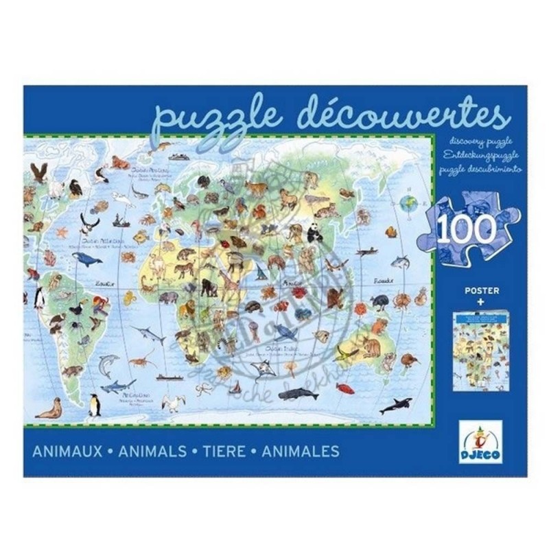 Puzzle observation 100pcs - Animaux Puzzle observation 100pcs - Animaux