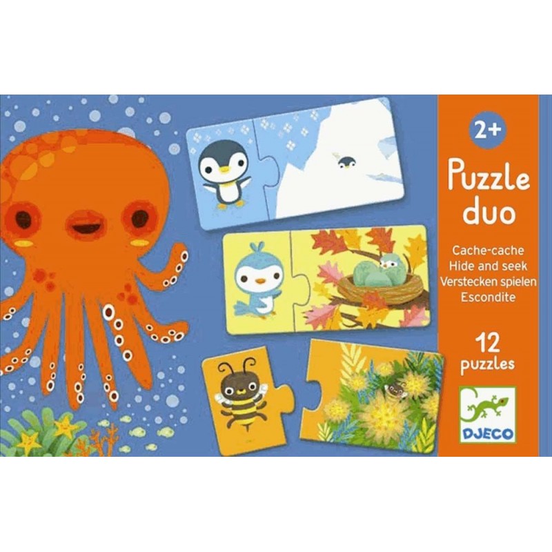 Puzzle duo Cache-cache Puzzle duo Cache-cache