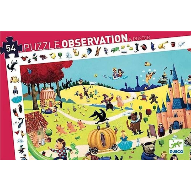 Puzzle observation 54pcs - Contes