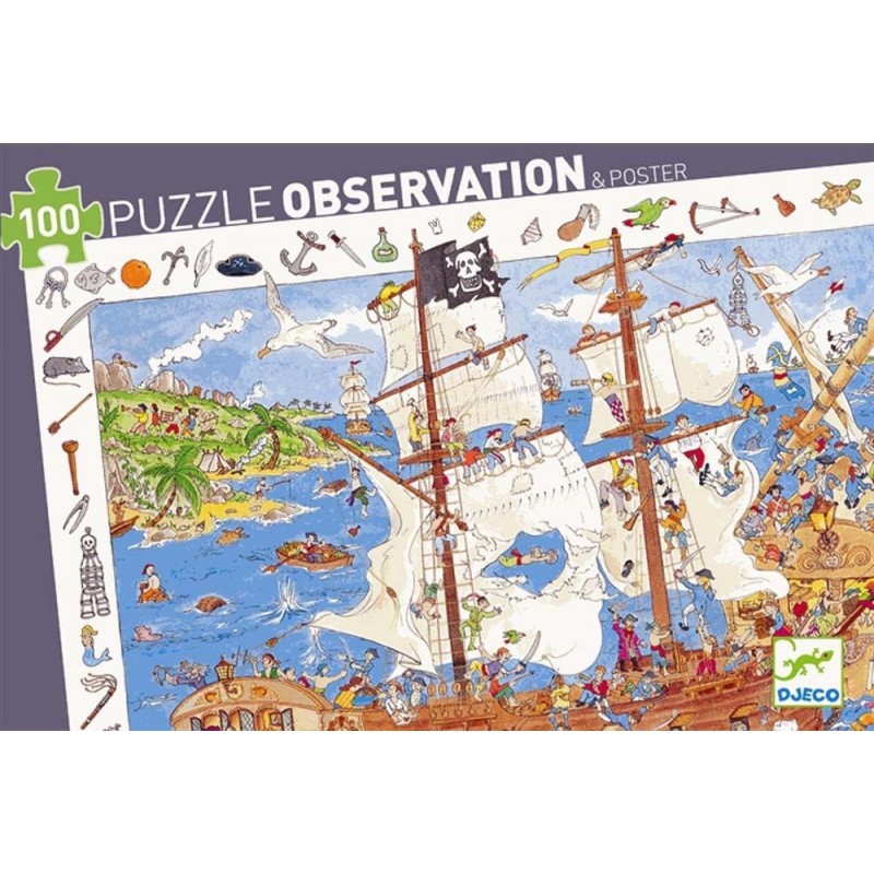 Puzzle observation 100pcs - Pirates Puzzle observation 100pcs - Pirates