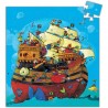 Puzzle silhouette - Le bateau de Barberousse 54 pcs