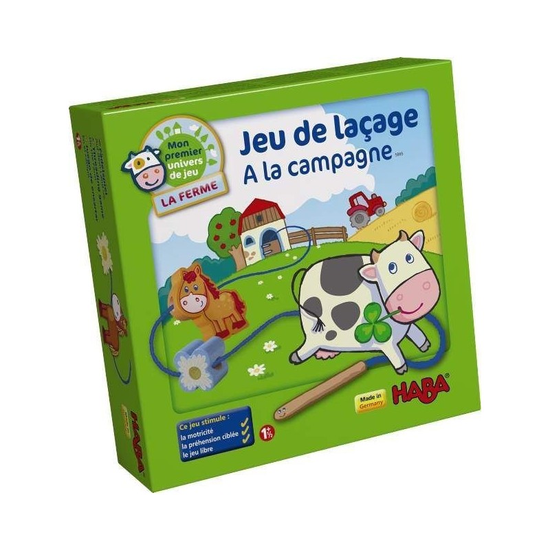 Jeu de laçage - à la campagne Jeu de laçage - à la campagne