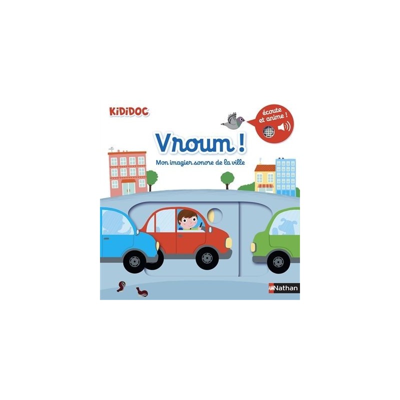 Kididoc - Vroum ! Mon imagier sonore de la ville Kididoc - Vroum ! Mon imagier sonore de la ville