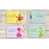 Invitation anniversaire Princesse et grenouille