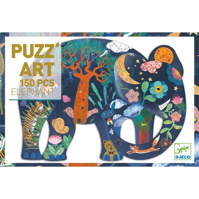 Puzz'art éléphant 150 pcs Puzz'art éléphant 150 pcs