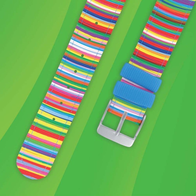 Bracelet montre multicolore ligné Twistiti Bracelet montre multicolore ligné Twistiti