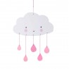 Mobile nuage rose