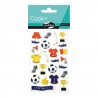 Stickers 3D Cooky football