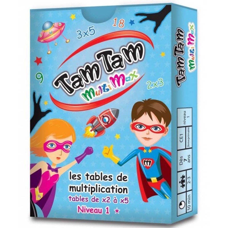 TAM TAM MULTIMAX 1 - LES TABLES DE MULTIPLICATION DE X2 A X5 TAM TAM MULTIMAX 1 - LES TABLES DE MULTIPLICATION DE X2 A X5