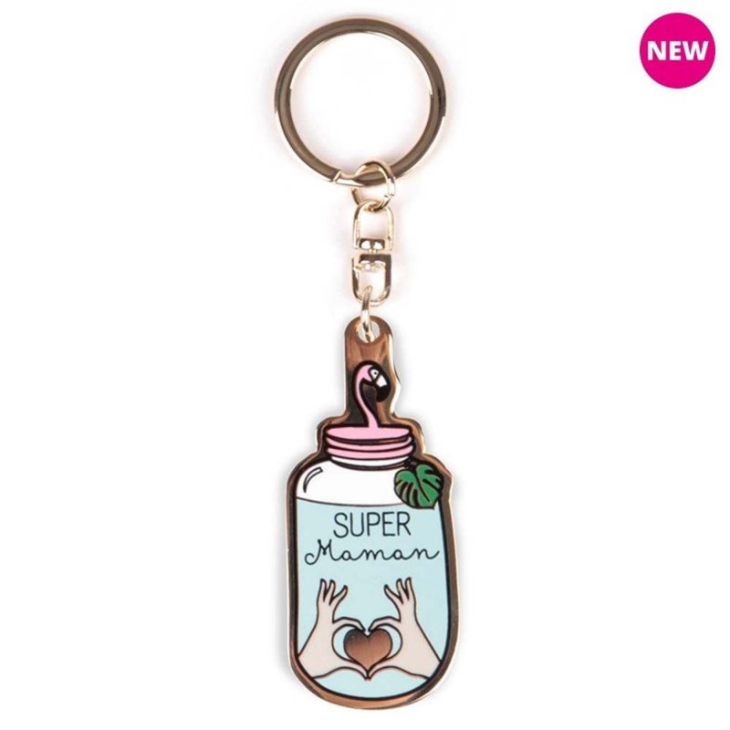Porte clés super maman Porte clés super maman
