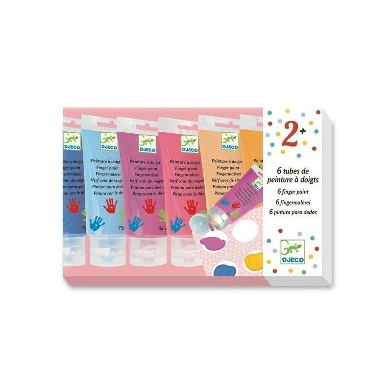 6 tubes de peinture à doigts sweet 6 tubes de peinture à doigts sweet