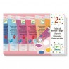 6 tubes de peinture à doigts sweet