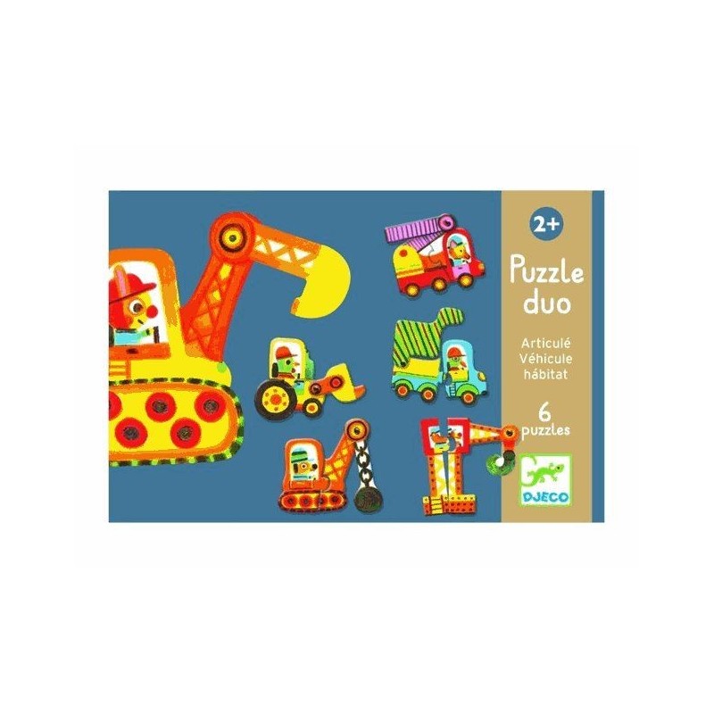 Puzzle duo Articulo Véhicule Puzzle duo Articulo Véhicule