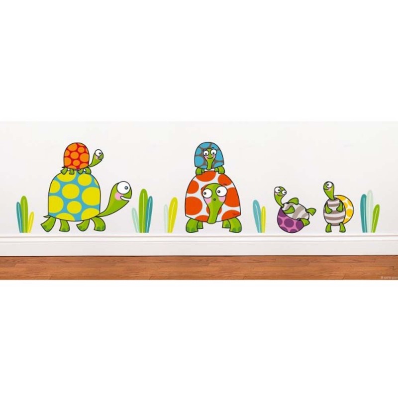 STICKERS 2S FAMILLE TORTUE STICKERS 2S FAMILLE TORTUE