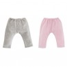 Ma Corolle - 2 leggings : gris & rose