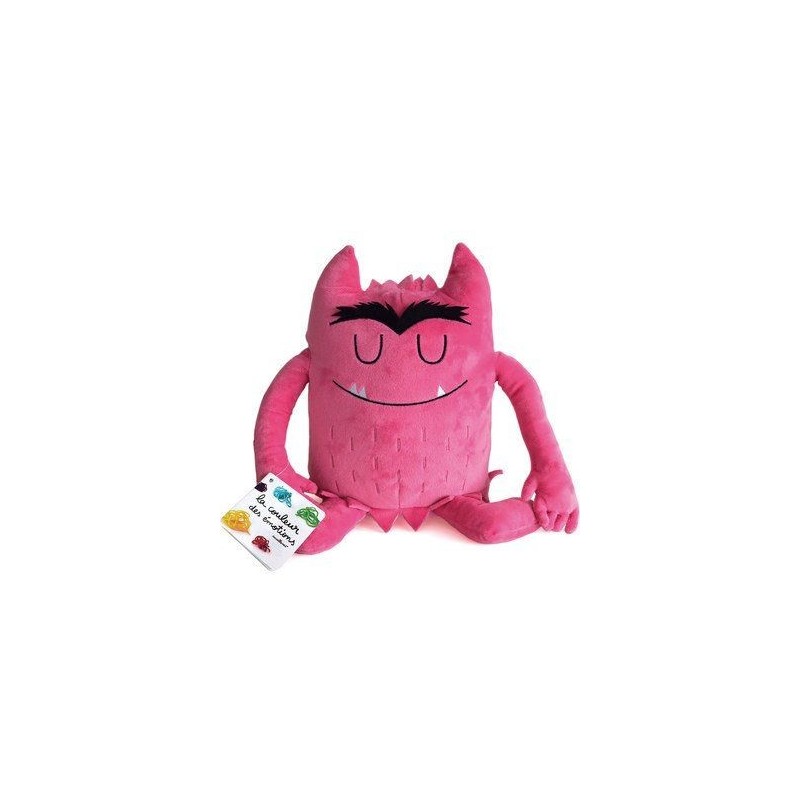 Peluche rose couleur des émotions Peluche rose couleur des émotions