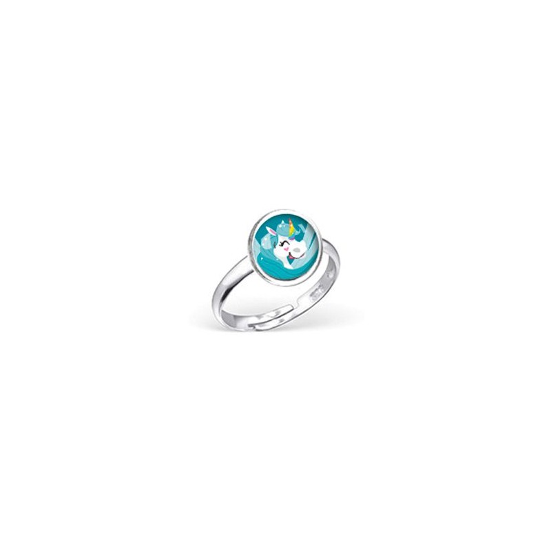 Bague Les Minis - Licorne bleue Bague Les Minis - Licorne bleue