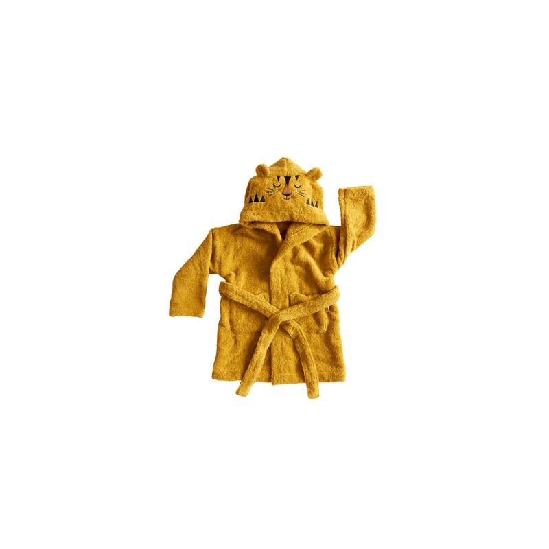 Peignoir ocre tigre 3-4 ans Peignoir ocre tigre 3-4 ans