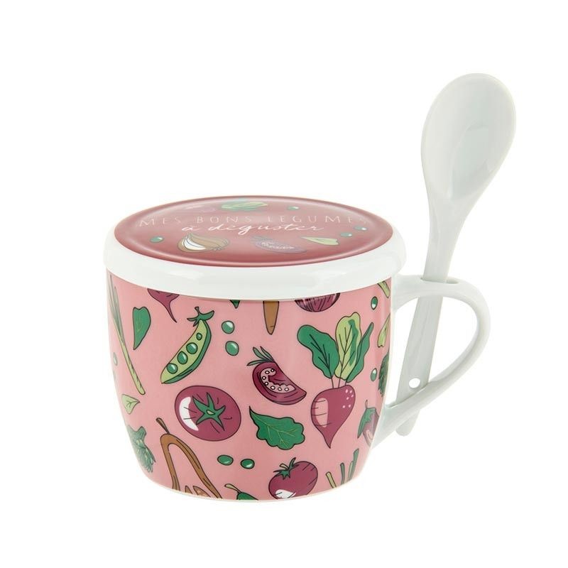 Bol à soupe PERMAN (+ couvercle) - Bons légumes Bol à soupe PERMAN (+ couvercle) - Bons légumes