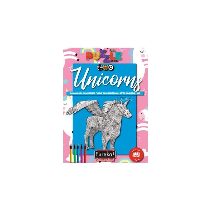 Livre puzzle 3D - Licornes Livre puzzle 3D - Licornes
