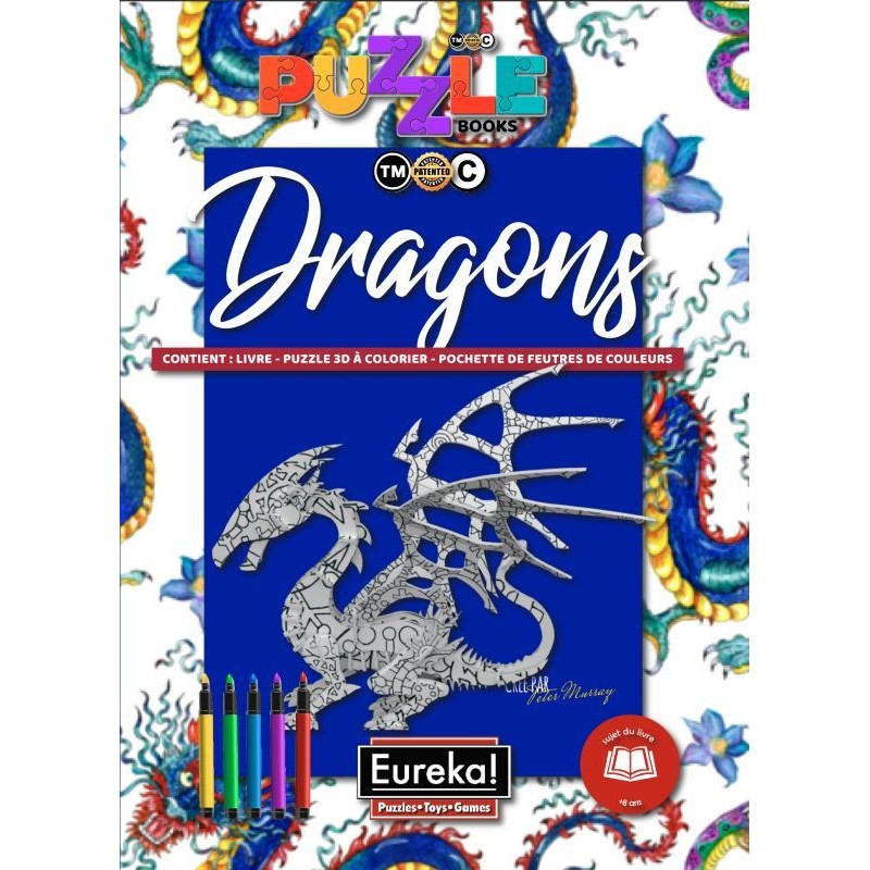 Livre puzzle 3D - Dragons Livre puzzle 3D - Dragons