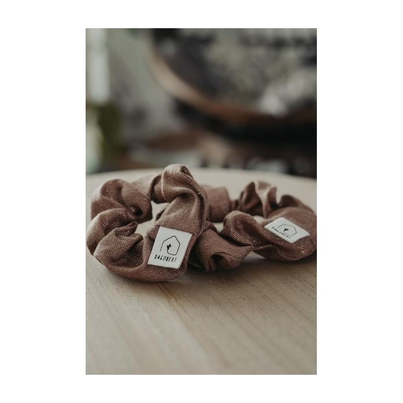 Chouchou terracotta doré Chouchou terracotta doré