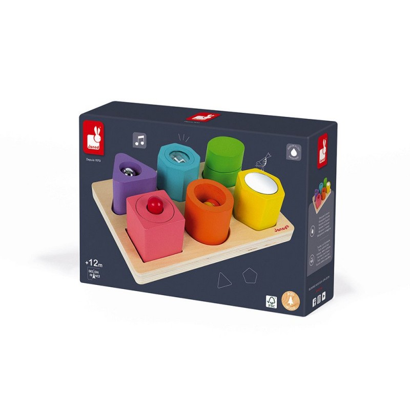Puzzle 6 cubes sensoriels Puzzle 6 cubes sensoriels