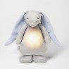 Moonie - Veilleuse lapin bruits blancs - Gris et bleu