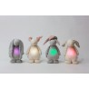 Moonie - Veilleuse lapin bruits blancs - Gris et bleu