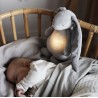 Moonie - Veilleuse lapin bruits blancs - Gris