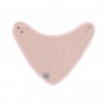 Lot de 3 bandanas en mousseline - Rose poudré, blanc cassé et rouille