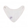 Lot de 3 bandanas en mousseline - Rose poudré, blanc cassé et rouille