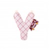 Lettre en tissu Y Rosalie