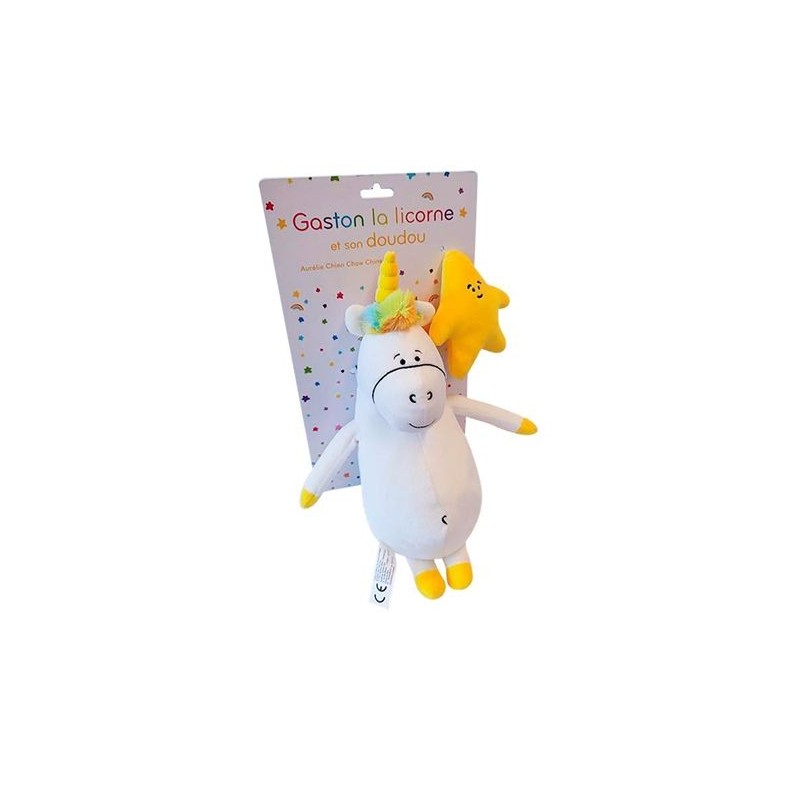 Gaston la licorne et son doudou Gaston la licorne et son doudou