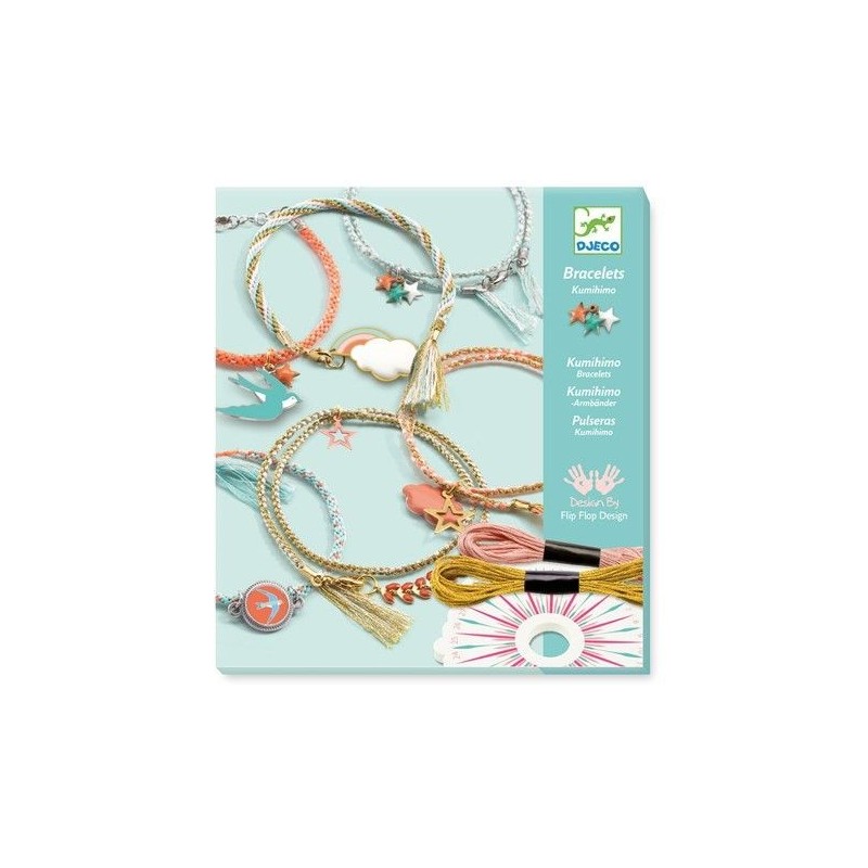 Bracelets Kumihimo - Céleste Bracelets Kumihimo - Céleste