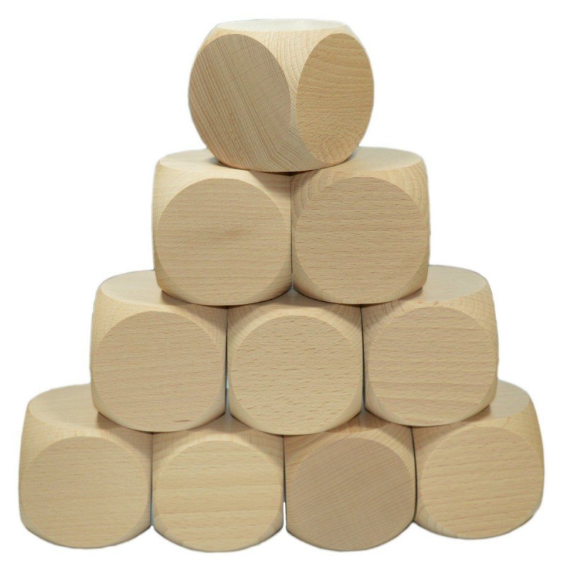 Dé vierge en bois Dé vierge en bois