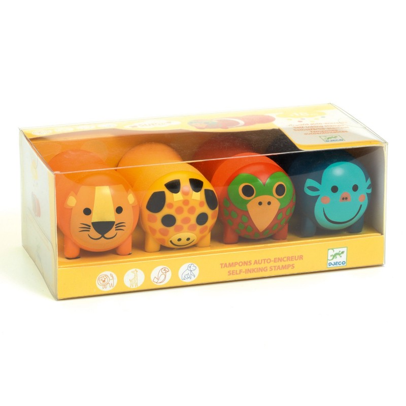 Tampons pour les petits - Animaux de la savane Tampons pour les petits - Animaux de la savane