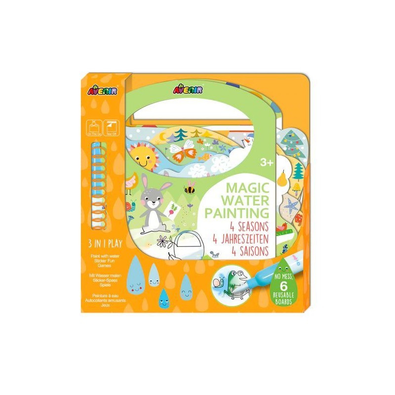 Peinture magique à l'eau : Livre les 4 saisons Peinture magique à l'eau : Livre les 4 saisons
