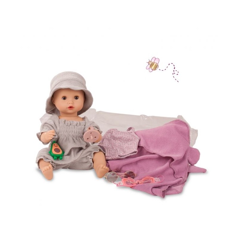 Sleepy Aquini - poupon de bain avec baignoire souple et accessoires Sleepy Aquini - poupon de bain avec baignoire souple et accessoires