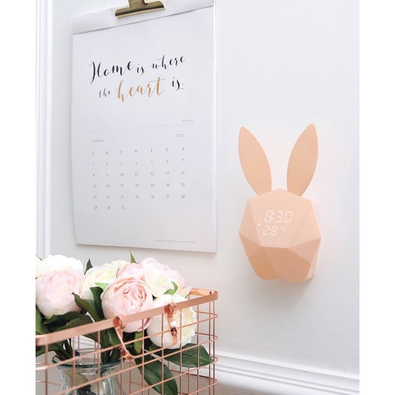 Réveil Cutty clock - Rose Pastel Réveil Cutty clock - Rose Pastel