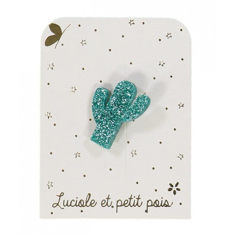 Broche - Cactus émeraude Broche - Cactus émeraude