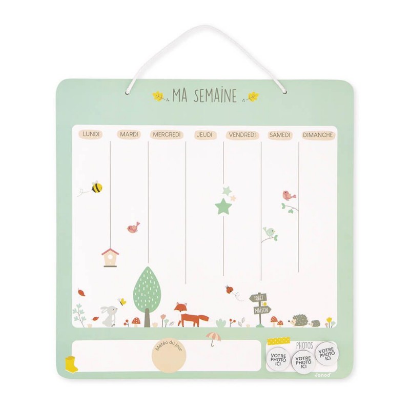 Calendrier - Mon semainier magnétique Calendrier - Mon semainier magnétique