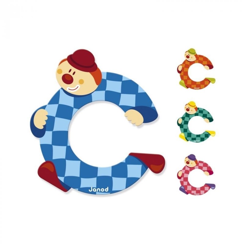 Lettre clown C Lettre clown C