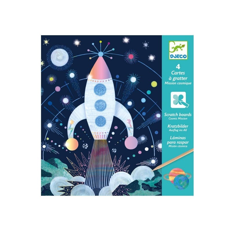 Cartes à gratter - Mission cosmique Cartes à gratter - Mission cosmique